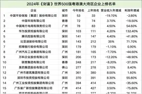 《财富》世界500强座次“微调”，折射大湾区“数智化”之变图片