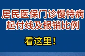 壹保有华说|居民医保门诊慢特病起付线及报销比例是多少？图片