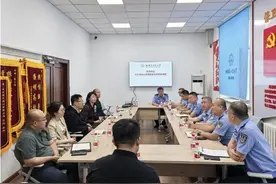 哈尔滨市公安局南岗分局经侦大队到哈尔滨工业大学调研座谈图片