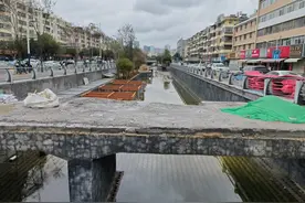 篆塘河已开放约800米河道，上面还修了4座桥，记者走访→图片