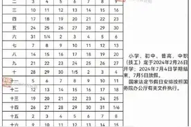 浙江中小学暑假放假时间表来了图片