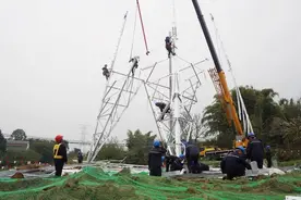 重庆铜梁：重大项目海辰电力专线建设已完成塔基基础八成图片