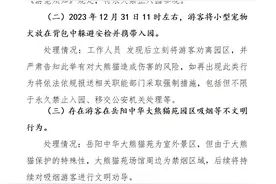 大熊猫“喜悦”遭幼童投掷空塑料瓶，监护人被严肃警告图片