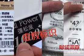 消费提示！五招教你辨别优劣羽绒产品图片