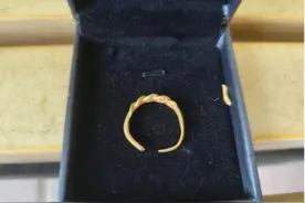 网店售金套路多！用买真金的价格网购戒指，一检测竟是镀金制品图片
