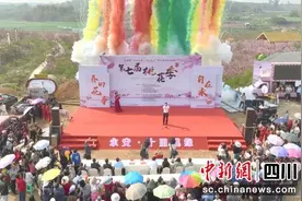 自贡沿滩：永安桃花观赏季启幕图片