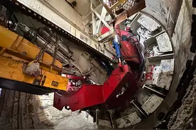 上海地铁23号线一期工程首条区间顺利贯通图片
