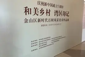 金山百村风采，尽在这个美术作品展→图片
