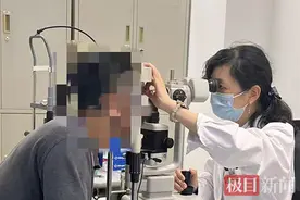 六旬爹爹白内障“熟透了”，因害怕手术竟拖出青光眼图片