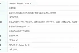 总投资14.72亿元！东莞一新盘成功备案，由中海开发图片