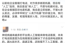 AI客服不智能？专家：利用AI客服逃避责任不可取图片