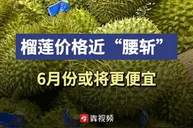 “一天一个价”！榴莲价格近“腰斩”，6月或将更便宜图片