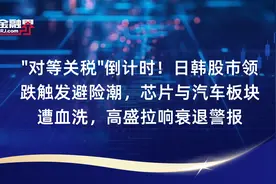 "对等关税"倒计时！日韩股市领跌触发避险潮，芯片与汽车板块遭血洗，高盛拉响衰退警报视频封面