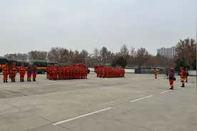 安全“豫”警｜全流程、全要素！河南机动队伍严密组织灭火拉动演练图片