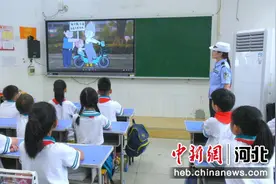 河北蠡县：开学季 交通安全第一课（组图）图片