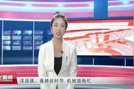 视频｜新化洋溪镇：春耕好时节 机械插秧忙图片