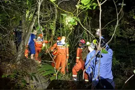 毒蛇、悬崖、10小时！南海警辅夜闯深山援救“野路子”游客图片