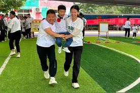 广平镇中心幼儿园开展迎六一亲子运动会图片