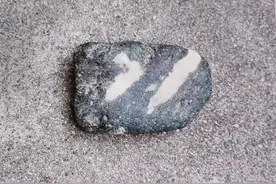 石头上显示“7.1”图案！鲁山94岁老党员珍藏的奇石引围观图片