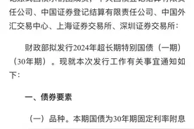 超长期特别国债5月20日开放购买 个人投资者可提前开立债券账户图片