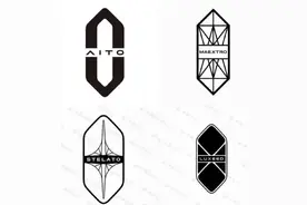 都市车界丨智界车标LOGO亮相，鸿蒙智行“四界”商标齐聚图片