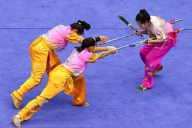 （学青会）武术套路——中学组女子对练赛况图片