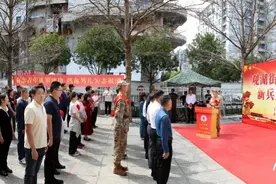 观湖街道举办2025年春季新兵入伍欢送大会图片