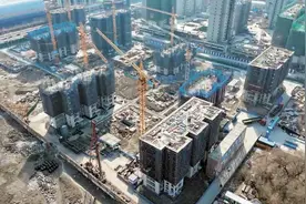 哈尔滨市首批配售型保障房项目复工图片