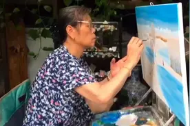 湖南日报|七旬农民夫妻，学习油画三四年，作品已近7000幅——益阳“摩西奶奶和梵高爷爷”图片