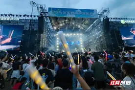 张家界峰林音乐节激情开唱 万人同享音乐盛宴图片
