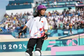 创造历史！山东天才少女崔宸曦获巴黎奥运会滑板女子街式赛第四名图片