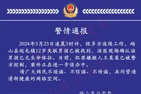 12岁男孩目睹刑案后失联？安徽砀山警方：已找到其尸体，嫌犯已被控制图片