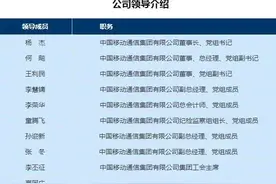 中国移动通信集团有限公司领导重要调整图片