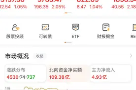 冲上热搜！A股节后“开门红”，北向资金净买近110亿元，酒类股、房地产板块活跃图片