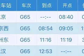 2024年1月11日起 北京站将开行至武汉、南宁东高铁列车图片