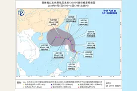 菲律宾以东热带低压生成 未来24小时内或加强为台风图片