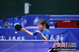 成都市运会青少年组乒乓球比赛收官图片