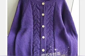 秋天：实用好穿的秋冬长款女士开衫，附超详细编织教程图片