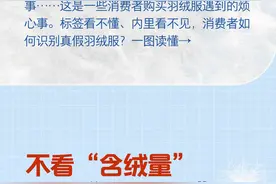 新华社权威速览丨真假羽绒服如何识别？一图读懂图片
