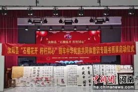汝阳县举办“石榴花开籽籽同心”专题书画展图片