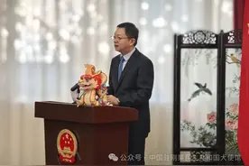 驻刚果（金）使馆举行2024年“温暖迎春”新春招待会图片