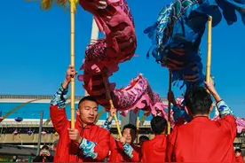 俺村俺家年味浓|俺在济南过大年，龙飞凤舞好热闹图片