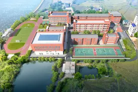 ​靖港中学农村标准化寄宿制学校提质改造可望6月完工图片