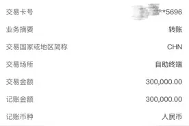 四川一学生银行卡上突然多了30万元！警方：河南一女子转账输错账号图片