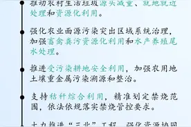 划重点！关于生态环境保护工作，2025年中央一号文件说了啥？图片