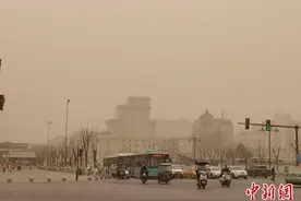 陕西发布沙尘暴黄色预警信号 将迎大范围雨雪降温天气图片