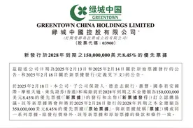 再次涉足海外债市场，绿城中国新发1.5亿美元票据融资图片