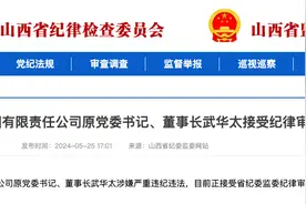 山西煤炭反腐进展不断，山西焦煤集团原董事长武华太被查，曾两次被处分图片