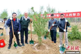 2024北京国际友好林植树活动在京举办图片