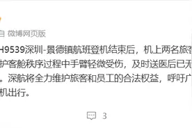 乘客冲突咬伤空姐致航班延误图片